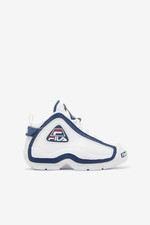 FILA Unisex Kids' Grant Hill 2 Basketball Shoes White/Navy/Red - 3BM00637-125, W