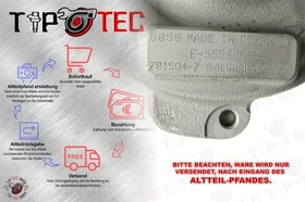 Turbolader 781504-7 860156 55565353 95516203 Opel / Chevrolet 1.4 l Benziner A14