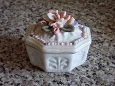 vintage ceramic trinket box