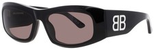 NEW Balenciaga BB0395S-001 Sunglasses 60mm 100% Authentic