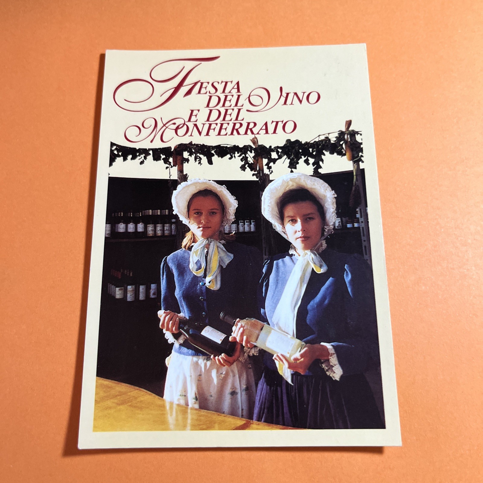 CARTOLINA PUBBLICITARIA PROMO CARD - PC 638  FESTA DEL VINO E DEL MONFERRATO
