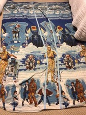 Vintage Star Wars Empire Strikes Back Bedspread Bed Cover Quilt Twin