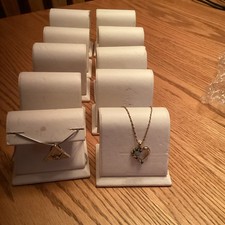 Lot of 10 Necklace Jewelry Display Stand Holder