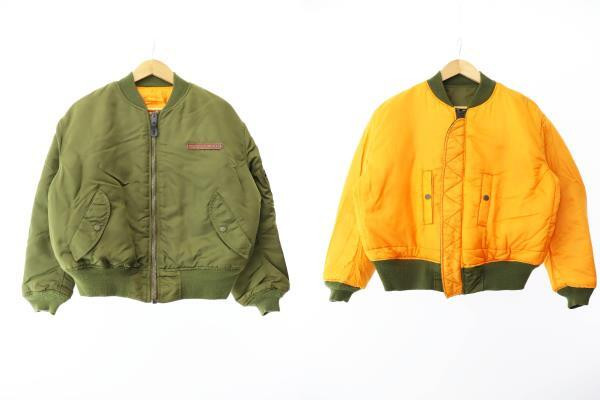 UNUSED x BEAMS x 振るい Buzz Ricksons MA-1