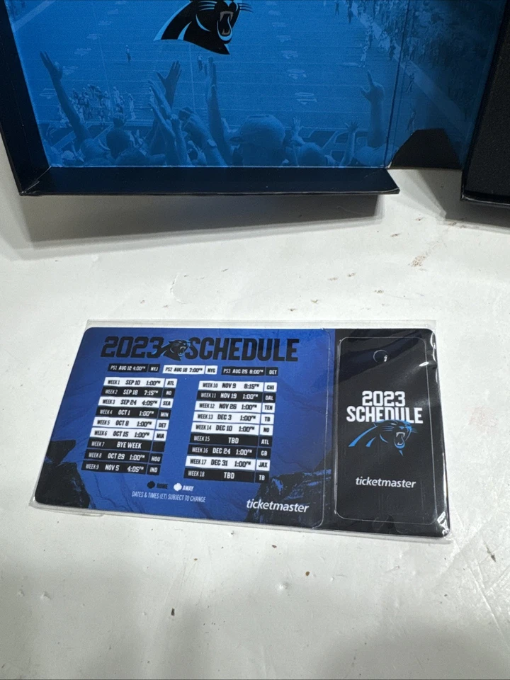 2023 CAROLINA PANTHERS PSL Owner Season  Collectors Box - Image 4 of 4