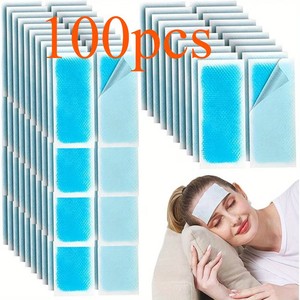 100pcs of Instant Cooling Patches Speedy Aid Fever Patches for Kids & Adults