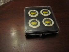 Masters Tournament Stem Golf Ball Marker 4 Pack Augusta National Tiger Woods