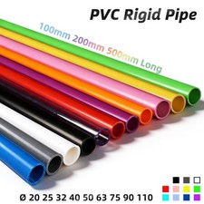 20-110mm PVC Pipe Round Tube Solvent Weld Plumbing Aquarium Fish Tank 13 Color