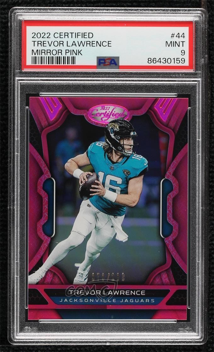 2022 Certified Mirror Pink 73/199 Trevor Lawrence #44 PSA 9 MINT 0o36