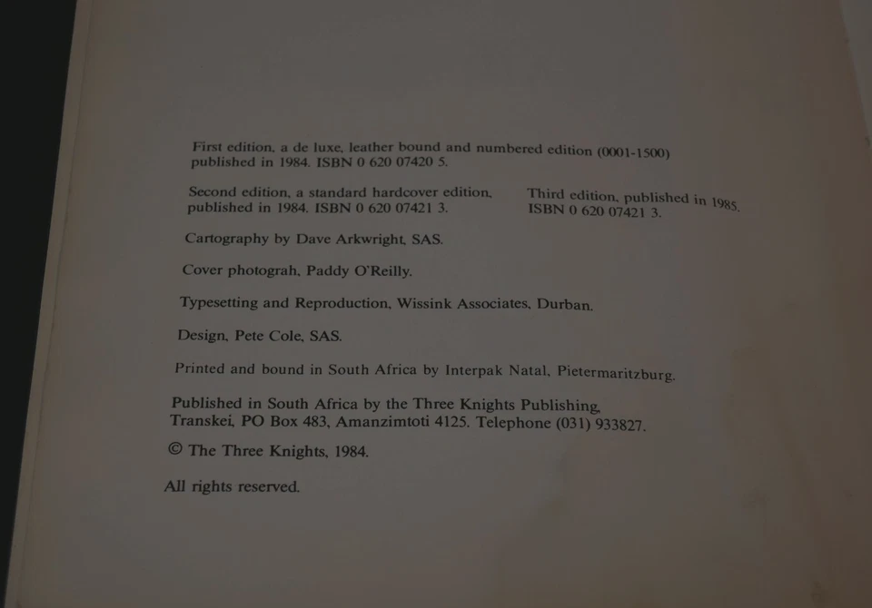 The Elite: The Story of the Rhodesian Special Air Service 3rd Ed. Cole 1985 HC - Image 4 of 4