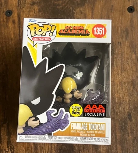 Funko Pop! My Hero Academia Fumikage Tokoyami (GITD) - AAA Anime #1351 Exclusive