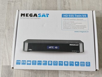 Megasat HD 935 Twin V4 HDTV Sat Receiver USB PVR ready SAT IP Bluetooth gebrauch