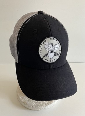 Trillium Brewing Co. Boston Trucker Mesh Snapback Hat Cap Black New