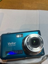 Vivitar ViviCam X327 10.1MP Digital Camera Teal 3x Zoom Tested Working