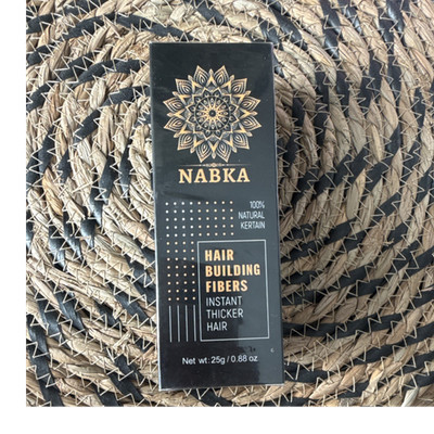 NABKA Hair Building Fibers Dark Brown 25g Keratin Instant Thicker All Hair Types