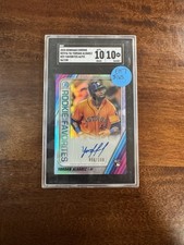 2020 Bowman  Rookie of the Year Favorite Chrome Yordan Alvarez Auto  #ROYFA /150
