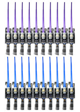 10 x Purple 10 x Blue New Disney Star Wars Extendable Jedi Training Lightsaber