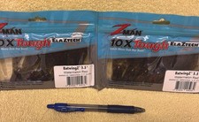 Lot Of 2 Packs Zman BatwingZ, 3.5โ Long, Watermelon Red, 5 Per Pack, USA Made