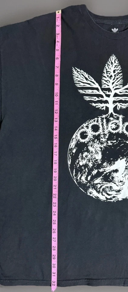 Vintage Adidas Sopileo Earth Roots Graphic Tee 3XL Black Trefoil Made in Mexico - Image 4 of 4