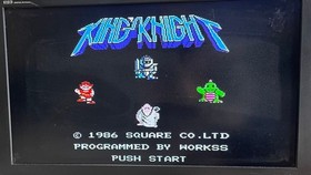 [Box and manual included, excellent condition] FC King's Knight Famicom/Squa
