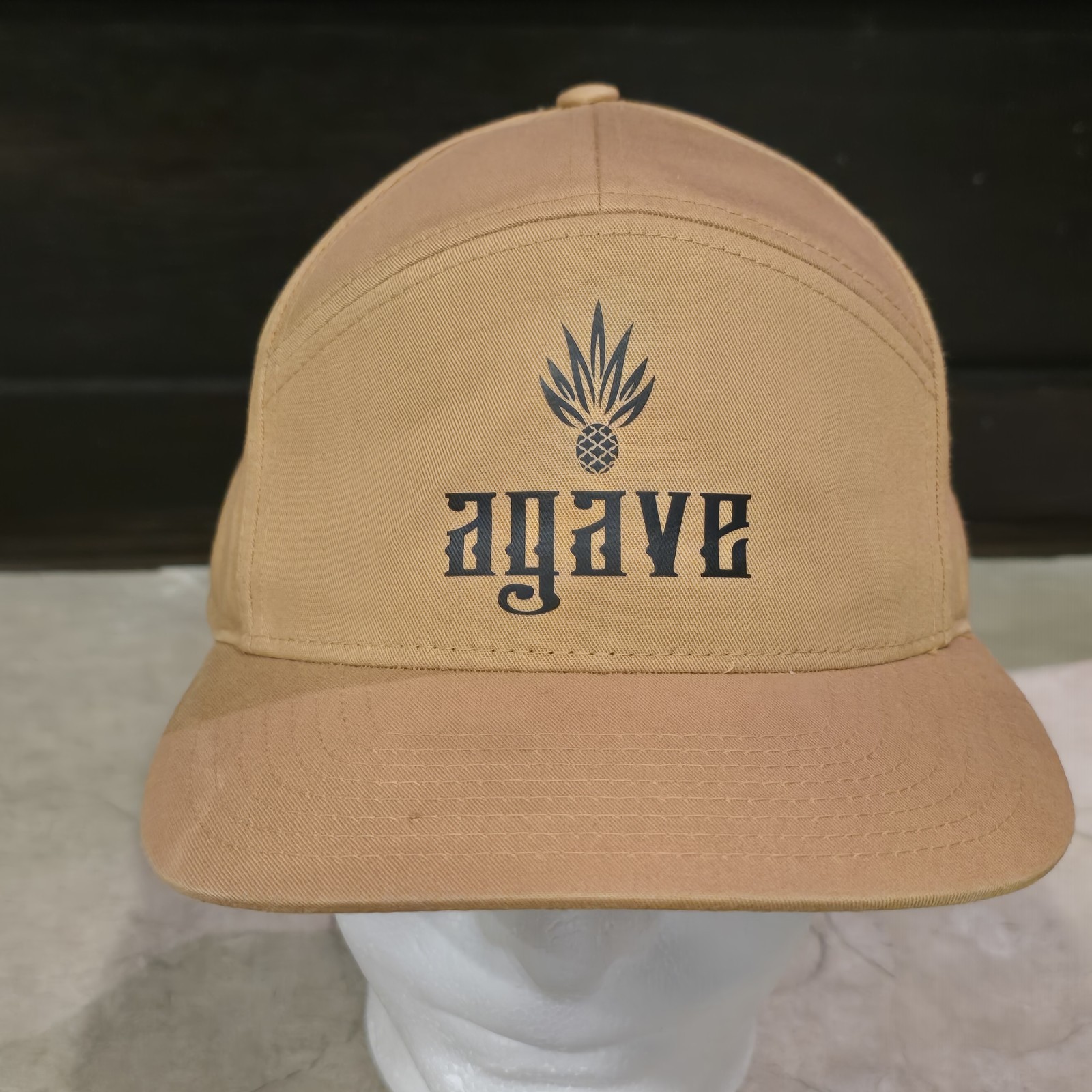 Agave Pineapple Leather Strapback Adjustable Hat … - image 2