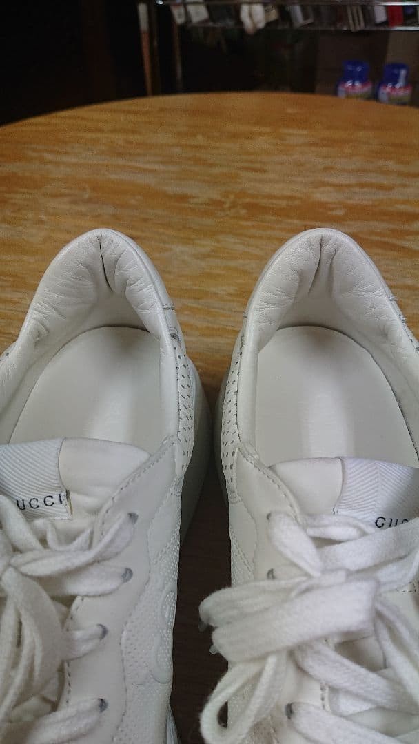 Gucci Sneakers Shoes White With GG Pattern Size 9 US About9.5 For Men thumbnail 15