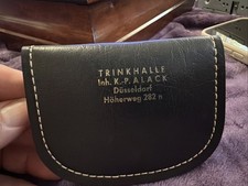 COIN PURSE Leather Trinkhalle D sseldorf Germany