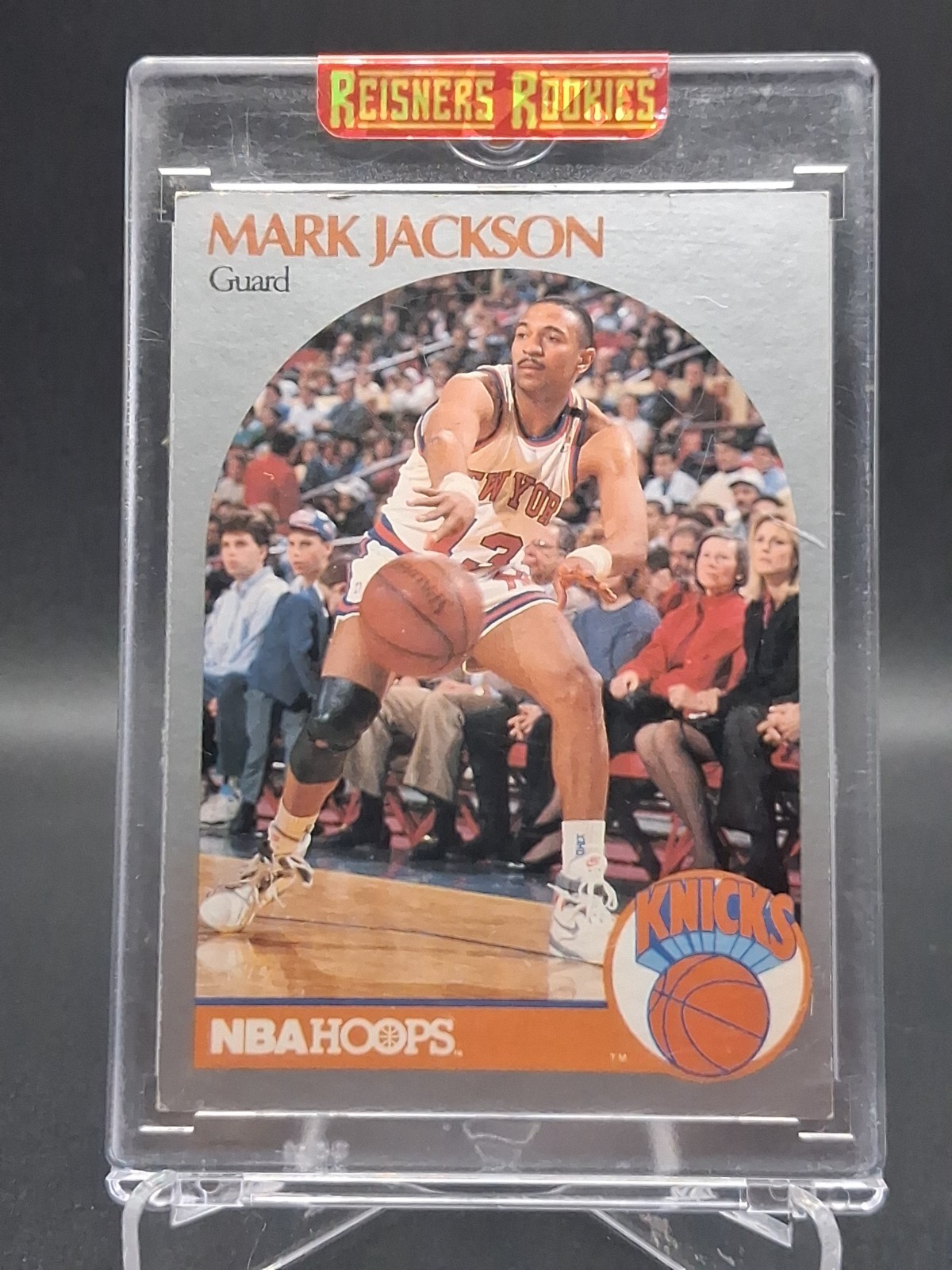 1990-91 NBA Hoops - Mark Jackson #205 "Famous" People in Background