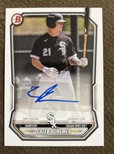 2026 Bowman Caleb Bonemer Prospect Paper Auto #BPA-CB Chicago White Sox