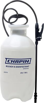 #ad #ad Chapin 22074 Disinfectant Bleach Pressure Pump Tank Sprayer 2 Gallon White $43.98