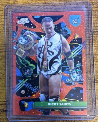 WWE Topps Cosmic Chrome 2026 Lunar Eclipse Refractor /10 Ricky Saints