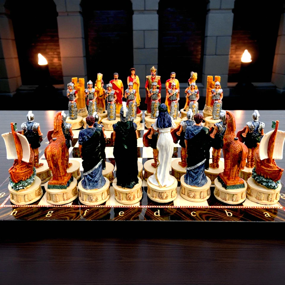 X Large Chess Pieces Only Trojan & Spartan 100% Hand Painted - Christmas Gift 🎁 - Image 3 of 4