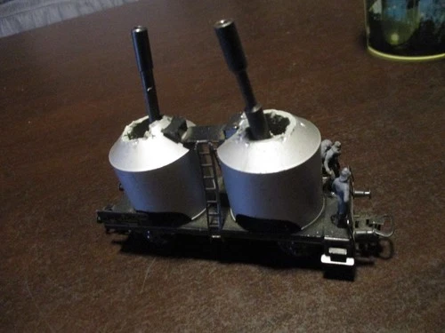 Märklin H0 Wehrmacht Flak Flakwagen DR  Militär Preiserfiguren als Gasgüterwagen - Bild 2 von 8