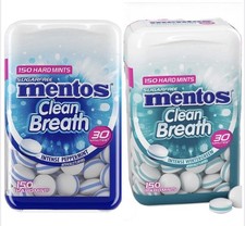 2 Count Mentos Clean Breath Sugarfree Hard Mi...