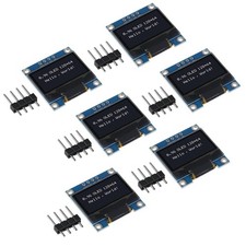 6 PCS 0.96 Inch 12864 128x64 OLED LCD Display Module I2C SSD1306 Arduino White