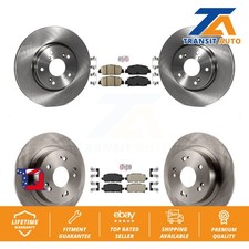 Front Rear Ceramic Pads And Disc Brake Rotors Kit For 2016-2022 Honda HR-V
