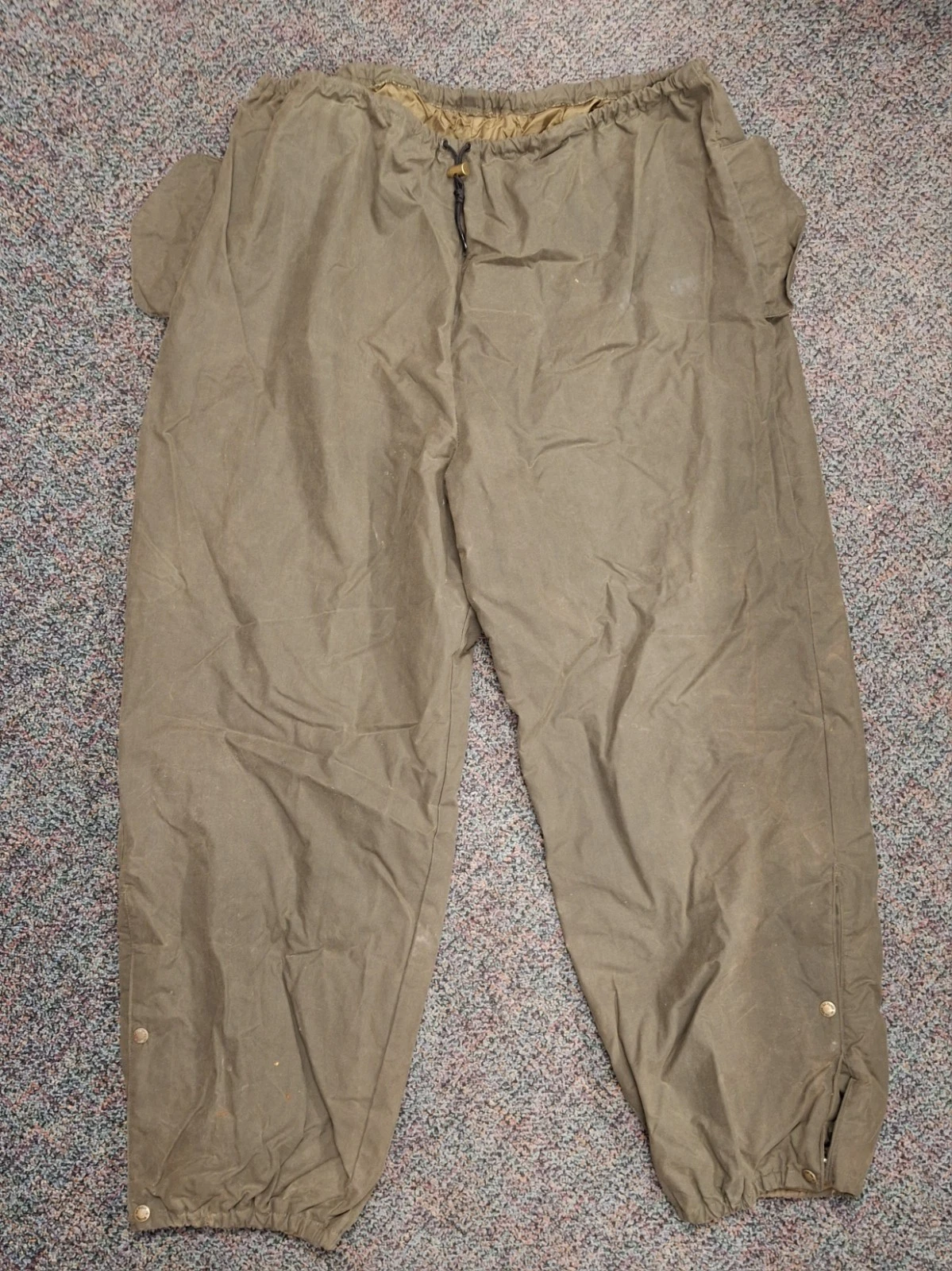 Vintage Filson Foul Weather Rain Tin Cloth Pants Men’s Size XLx31 Style 1431