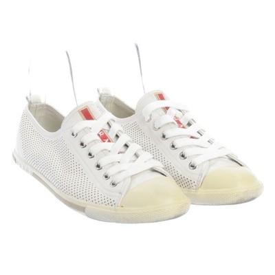 Sneaker Prada Linea Rossa Weiß Gelb 37 EUR