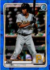 2020 Bowman Draft Sapphire Chrome #BD-65 O'Neil Cruz RC Card Pittsburgh Pirates