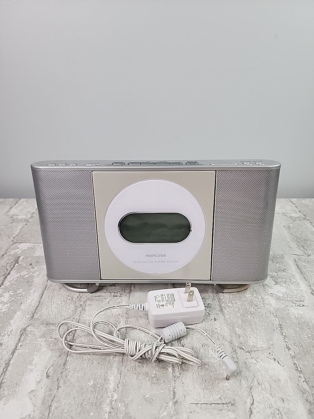 Memorex Digital Stereo Clock Radio AM/FM Dual Alarm CD Player MC7101 Tested