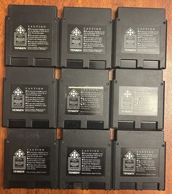 NES Nintendo Tengen Lot of 9 games - Fantasy Zone Ms Pac Man Rolling Thunder