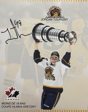 Jordan TOURIGNY Signed 8x10 Photo! TEAM CANADA! SHAWINIGAN CATARACTES! W/coa