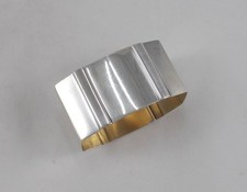 *RAR* Solider Serviettenring Art Deco / Bauhaus 950er Silber, Frankreich
