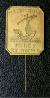 Rare ! Broche, insigne de col de veste de Fort des Halles de Baltard de Paris
