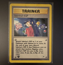 Wizards of the Coast Pokémon Sabrina's ESP 117/132 Gym Heroes 1st Edition on eBay