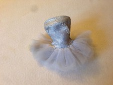 ORIGINAL BARBIE VINTAGE CLOTH #989 Ballerina Tutu socket tights pink bag