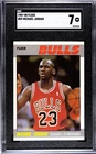 1987-88 Fleer Michael Jordan #59 SGC 7 Near Mint Chicago Bulls HOF