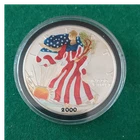 U.S. Mint American Eagle 2000 1 oz Silver Coin 0.999 Fine Colorized