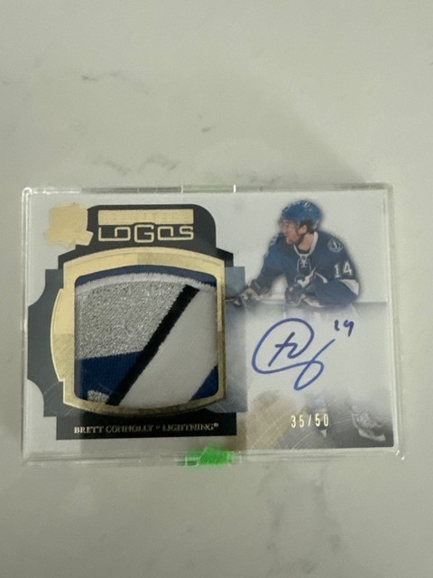 2011-12 The Cup Hockey Brett Connolly #LL-BC Limited Logos Patch Auto /50