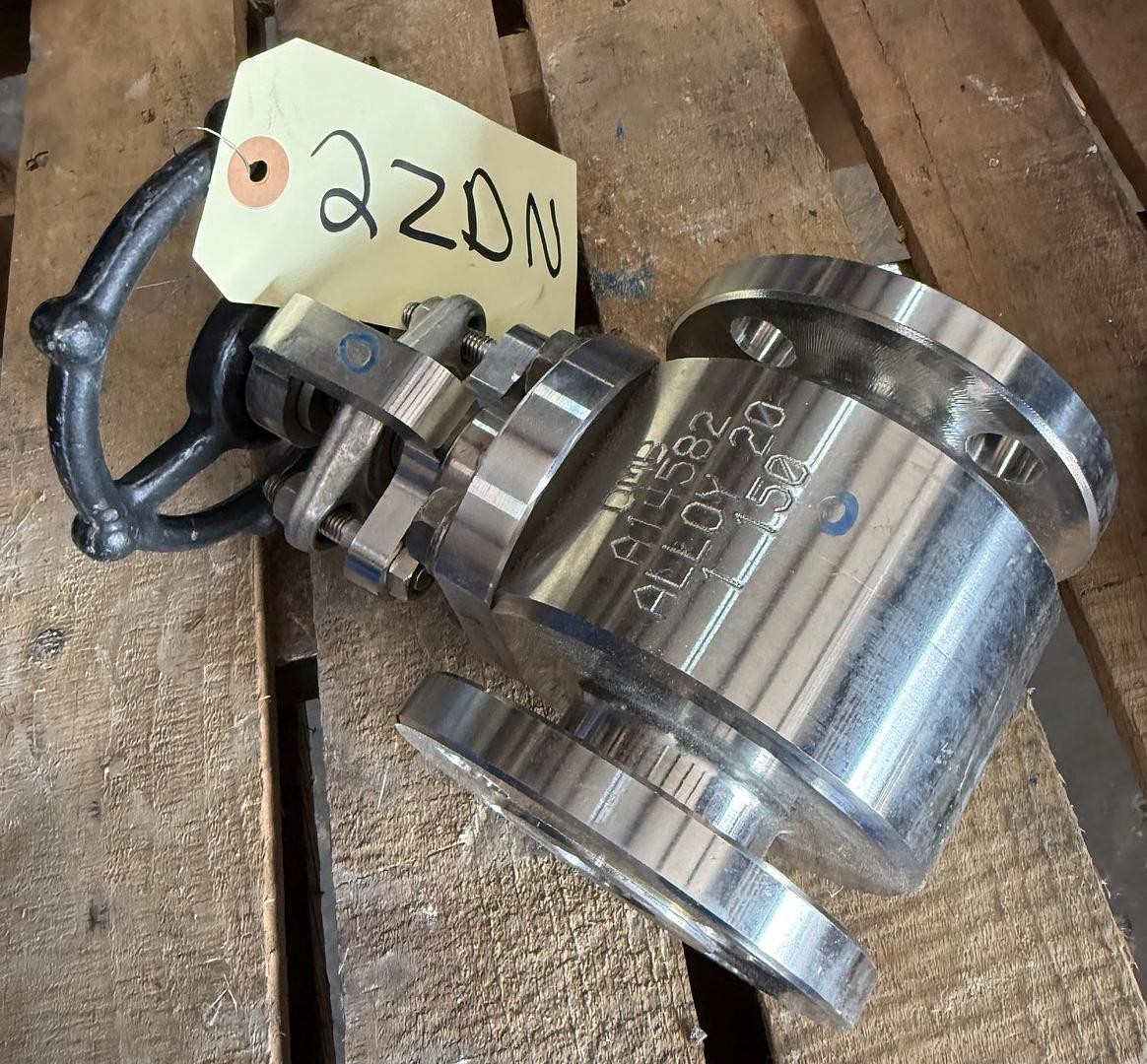 OMB 1" 150 RF GATE VALVE ALLOY 20 BODY FIG# B-F1-810-SF 2ZDN